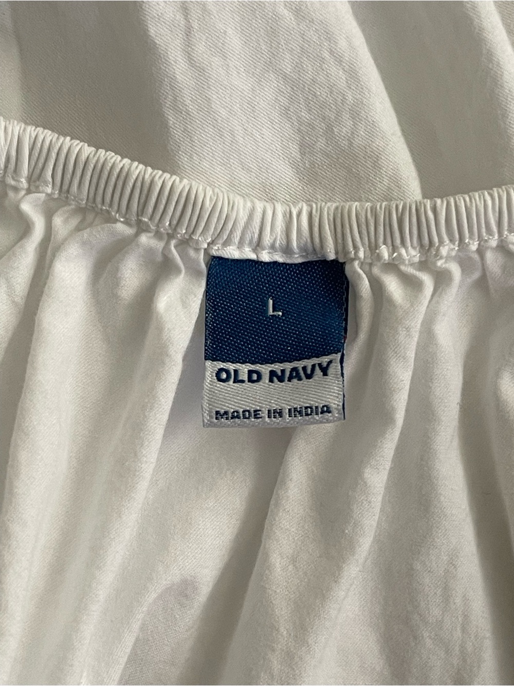 Old Navy Smocked V-Neck Peplum Top - Large - Picture 6 of 8